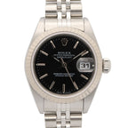 Rolex Datejust P Number BK BA 18k White Gold Stainless Steel
