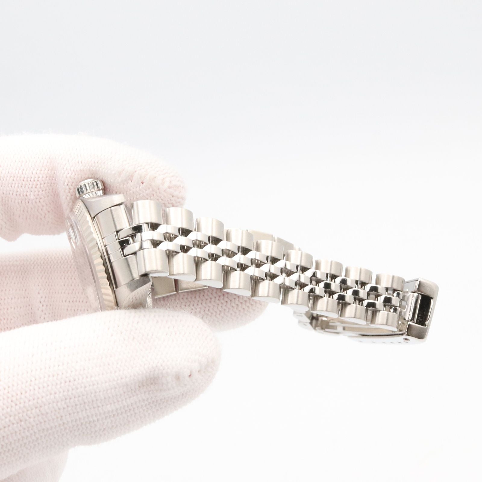 Rolex Datejust P Number BK BA 18k White Gold Stainless Steel — view 7