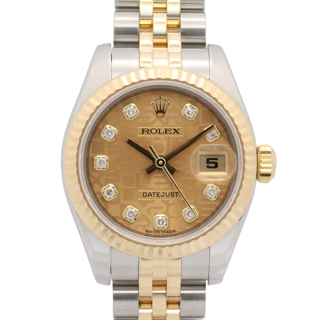 Rolex Datejust Diamond Number CH Con NP 18k Stainless Steel