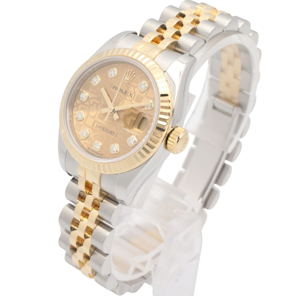 Rolex Datejust Diamond Number CH Con NP 18k Stainless Steel — view 2