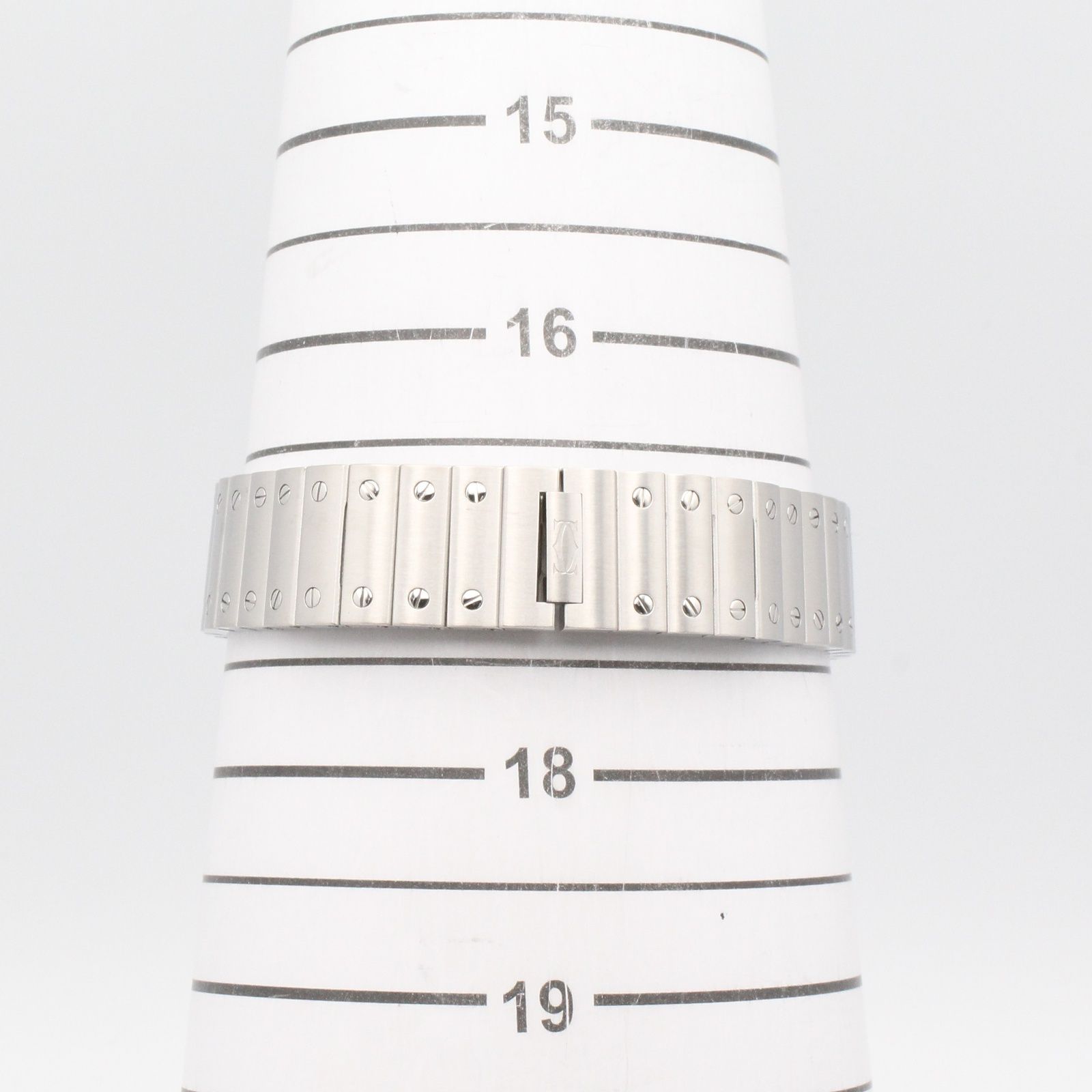 Cartier Watch Santos de Cartier SM Silver Stainless Steel — view 7