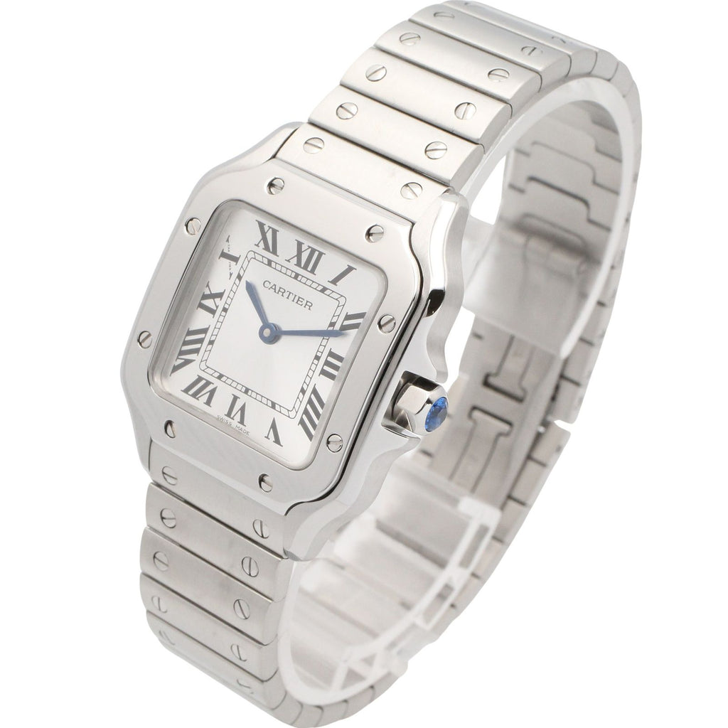 Cartier Watch Santos de Cartier SM Silver Stainless Steel — view 2