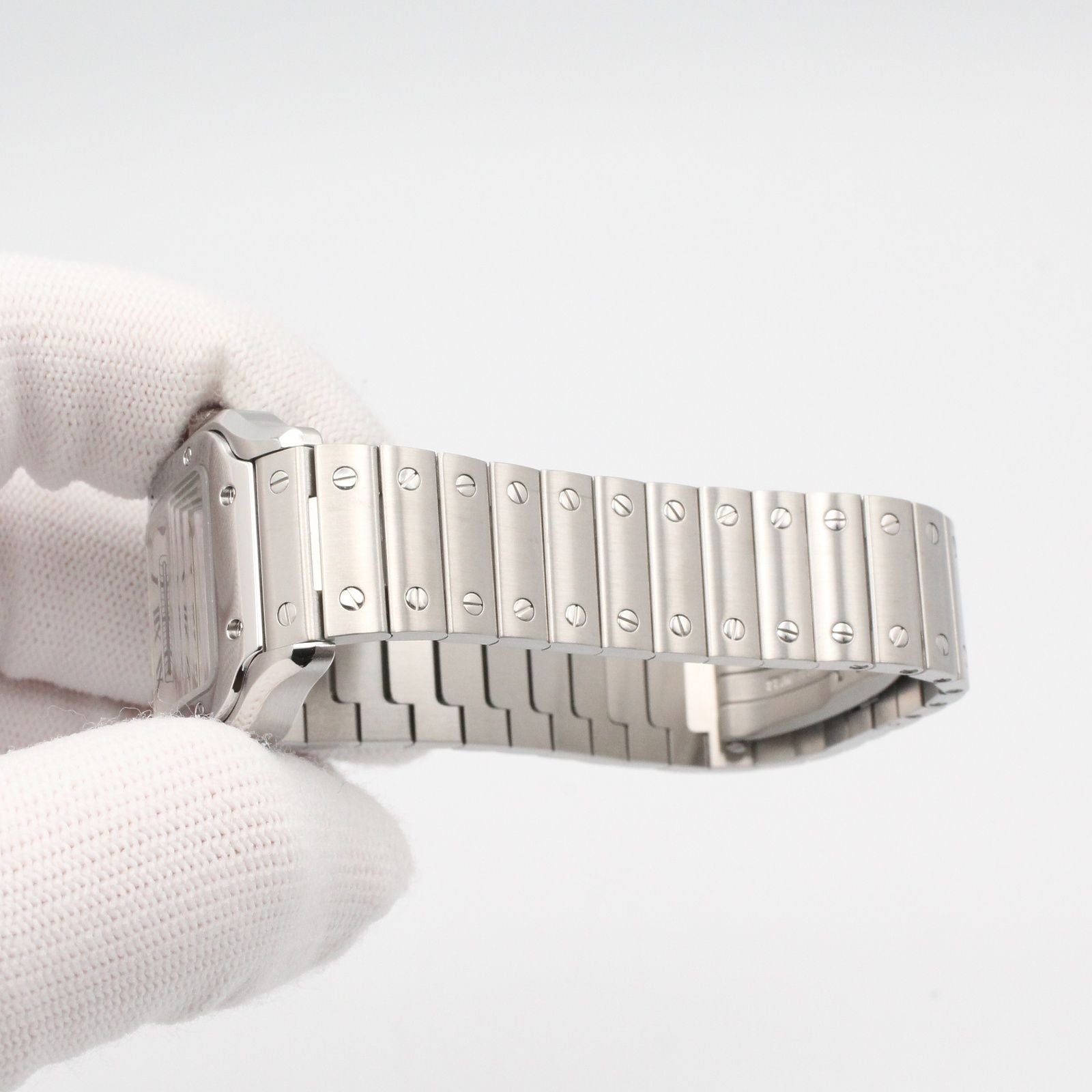 Cartier Watch Santos de Cartier SM Silver Stainless Steel — view 8