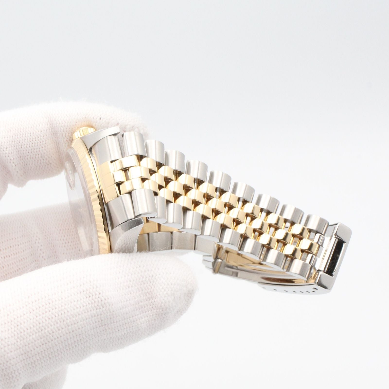 Rolex Datejust Diamond T Number GL Precon NP 18k Stainless Steel — view 8