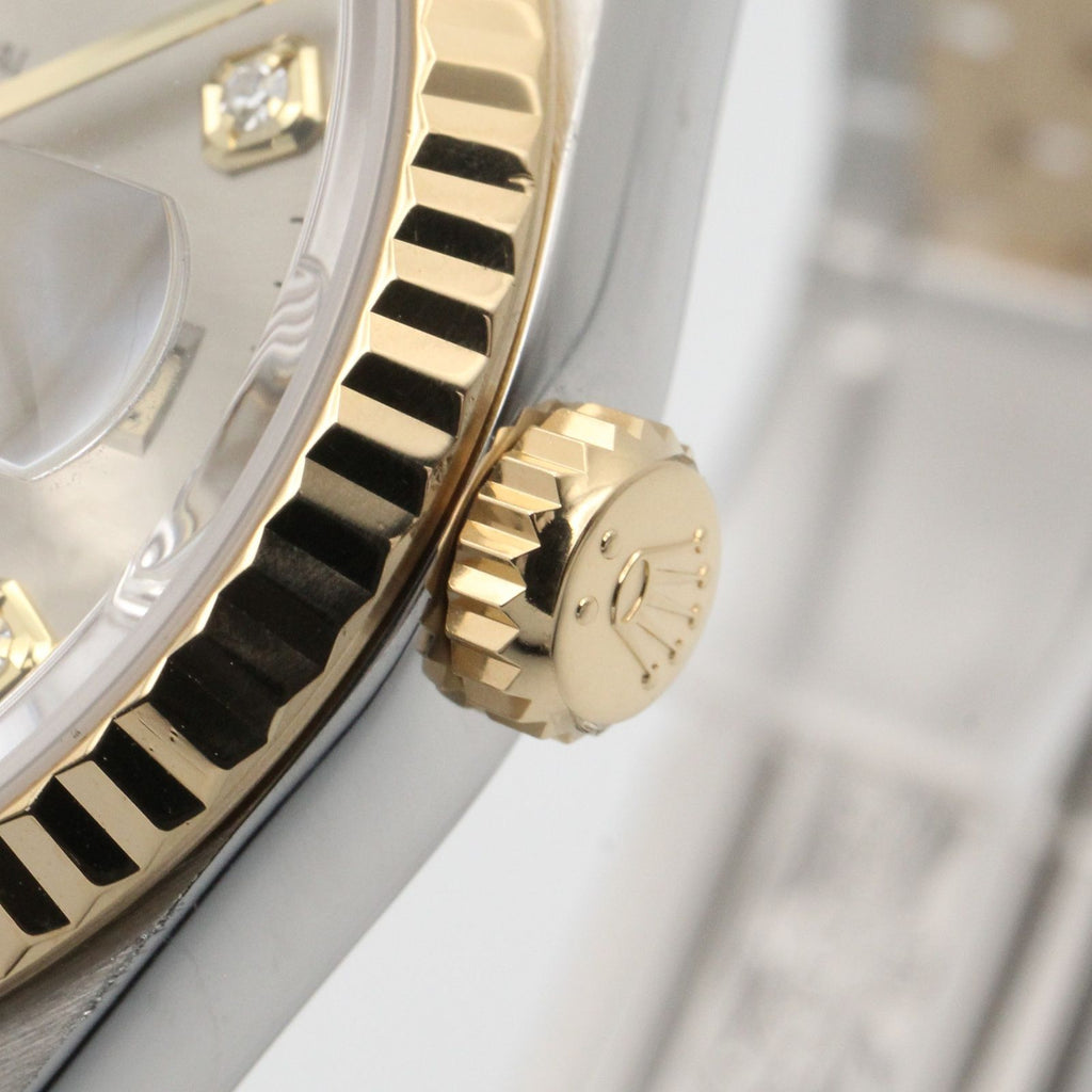 Rolex Datejust Diamond T Number GL Precon NP 18k Stainless Steel — view 6