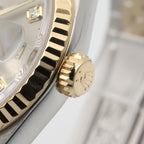 Rolex Datejust Diamond T Number GL Precon NP 18k Stainless Steel — view 6