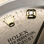 Rolex Datejust Diamond T Number GL Precon NP 18k Stainless Steel — view 9