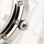 Hermes Watch Cles Diamond Pink Shell Stainless Steel — view 6