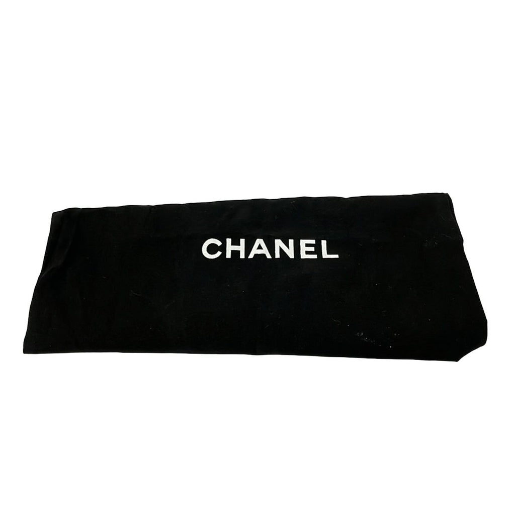 Chanel Sandals 36.5 C Beige Black Ribbon Leather — view 7