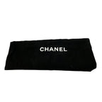 Chanel Sandals 36.5 C Beige Black Ribbon Leather — view 7