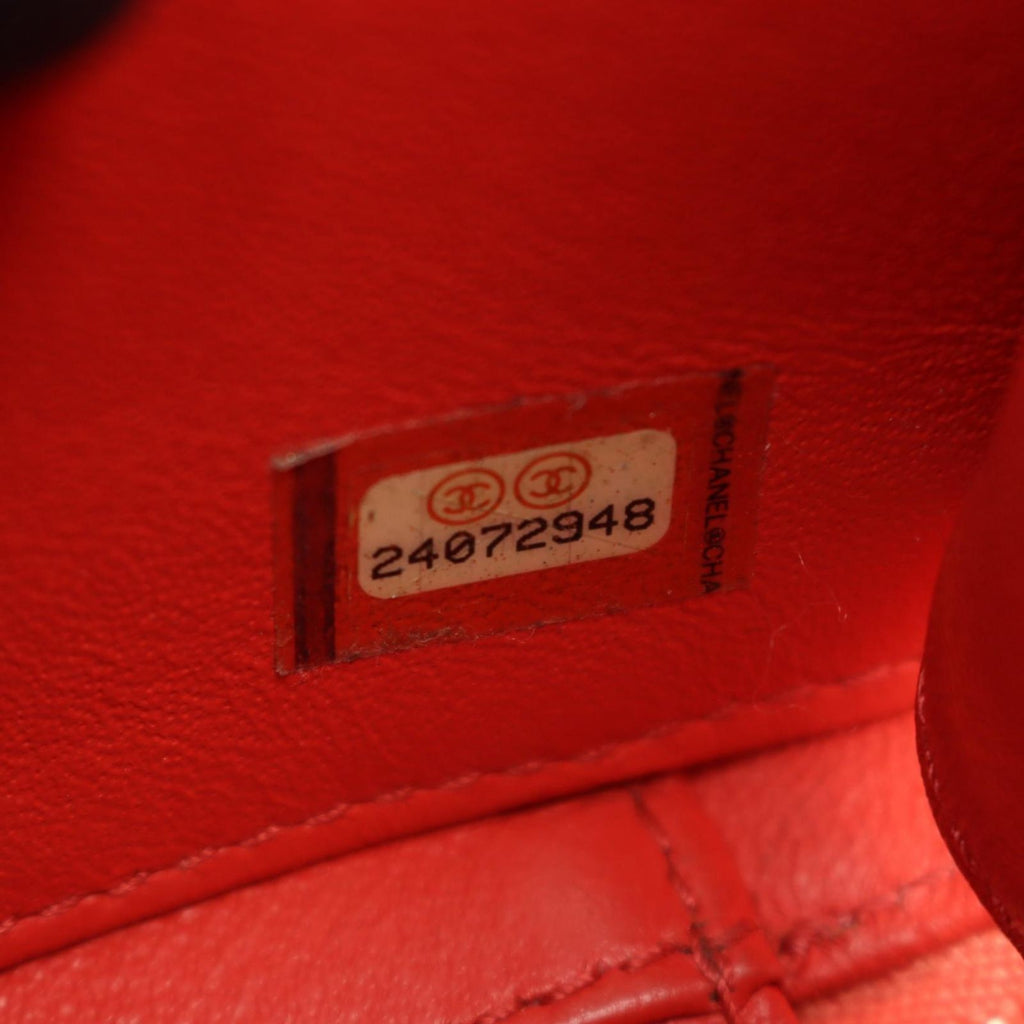 Chanel Shoulder Bag CC Figuri Vanity 2-Way Salmon Pink Caviar Leather CC — view 5