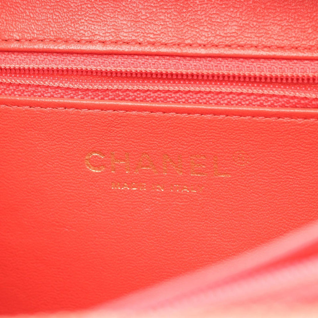 Chanel Shoulder Bag CC Figuri Vanity 2-Way Salmon Pink Caviar Leather CC — view 4