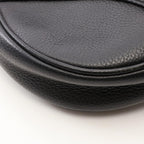 Dior Waist Bag Saddle Black Leather — view 5