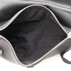 Dior Waist Bag Saddle Black Leather — view 3