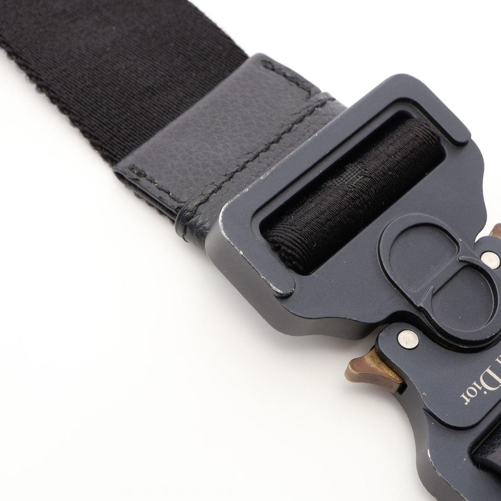 Dior Waist Bag Saddle Black Leather — view 7