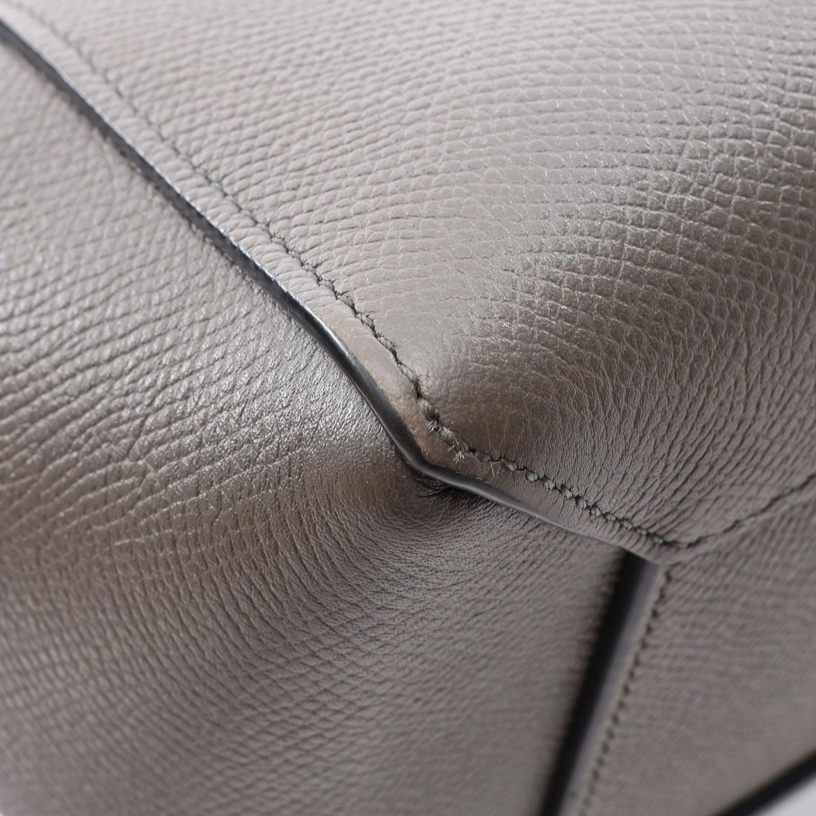Celine Belt Bag Micro 2-Way Gray Leather — view 5