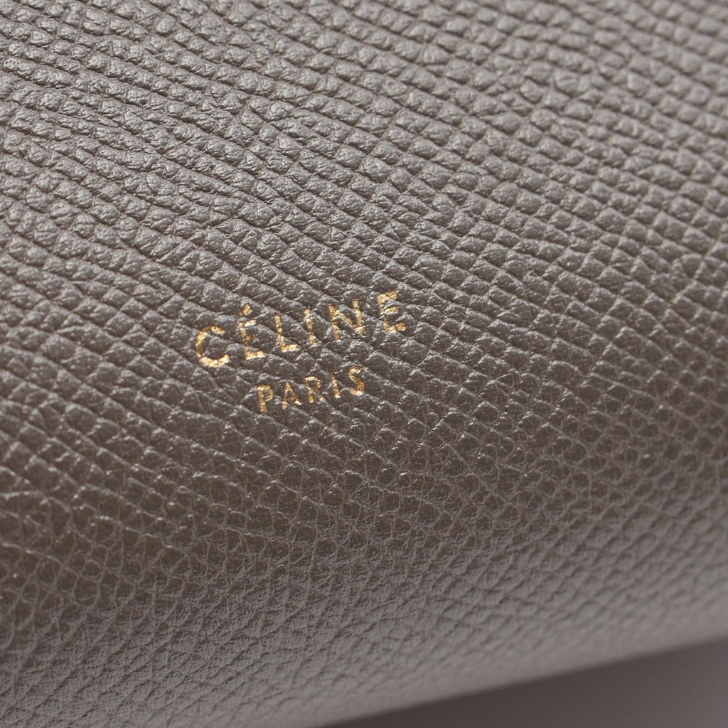 Celine Belt Bag Micro 2-Way Gray Leather — view 4