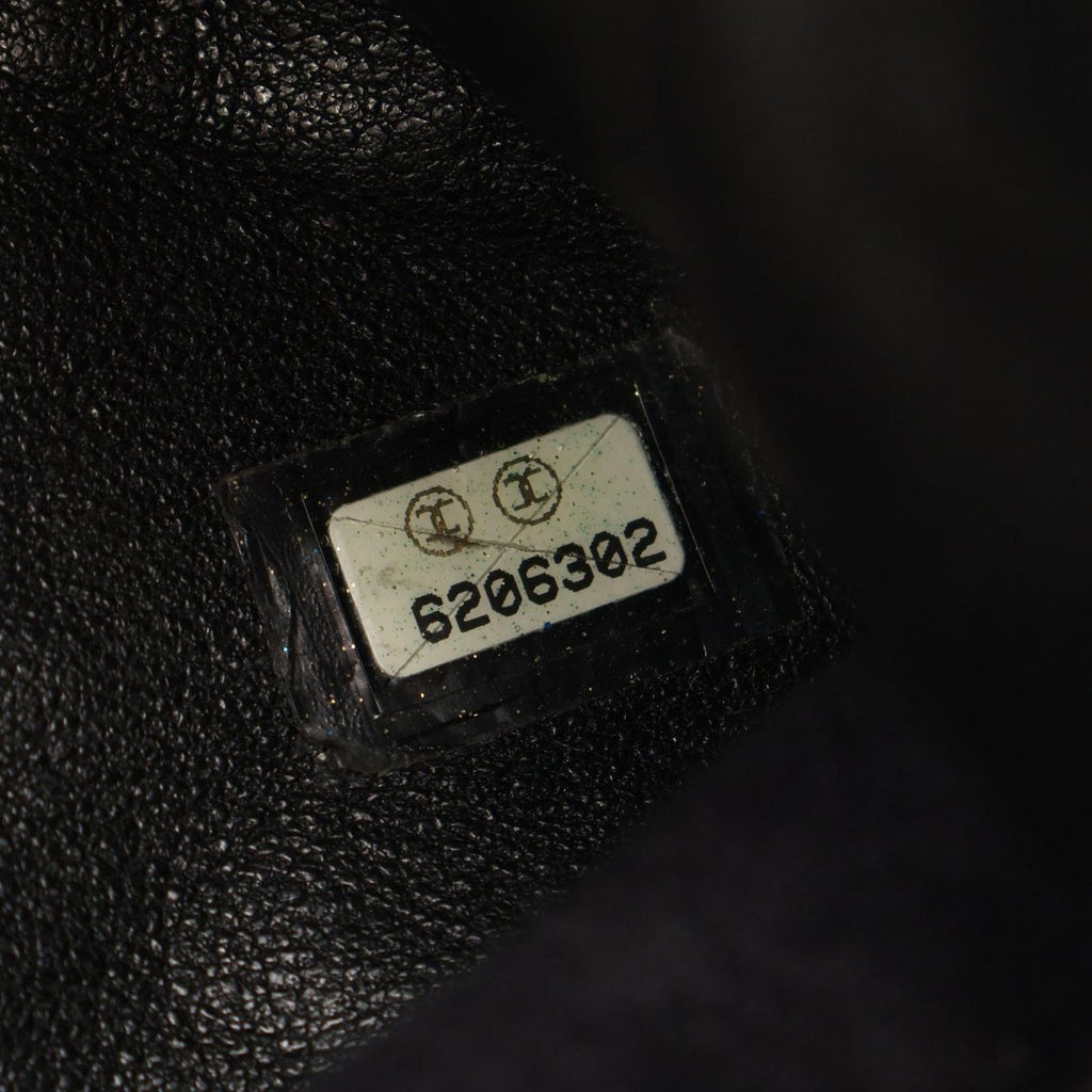 Chanel Quilted Bowling Bag Black Caviar Leather — view 5