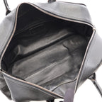 Chanel Quilted Bowling Bag Black Caviar Leather — view 3