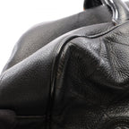 Chanel Quilted Bowling Bag Black Caviar Leather — view 8