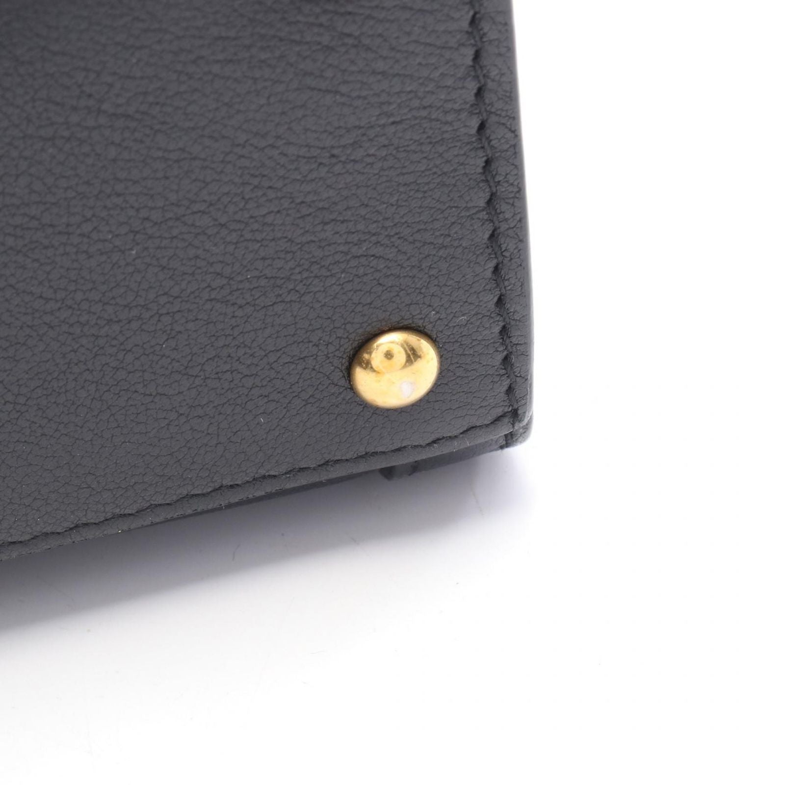 Gucci Handbag Diana Mini GG Marmont 2-Way Black Brown Leather Small Tote — view 7
