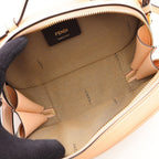 Fendi O-rock Small Camera Bag Pink Beige Leather — view 3