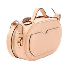 Fendi O-rock Small Camera Bag Pink Beige Leather — view 2