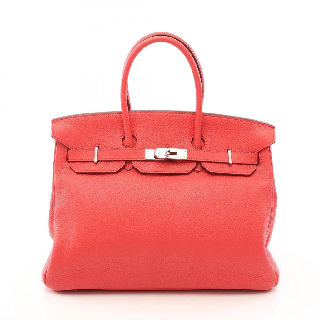 Hermes Handbag Birkin 35 Bougainvillea Leather