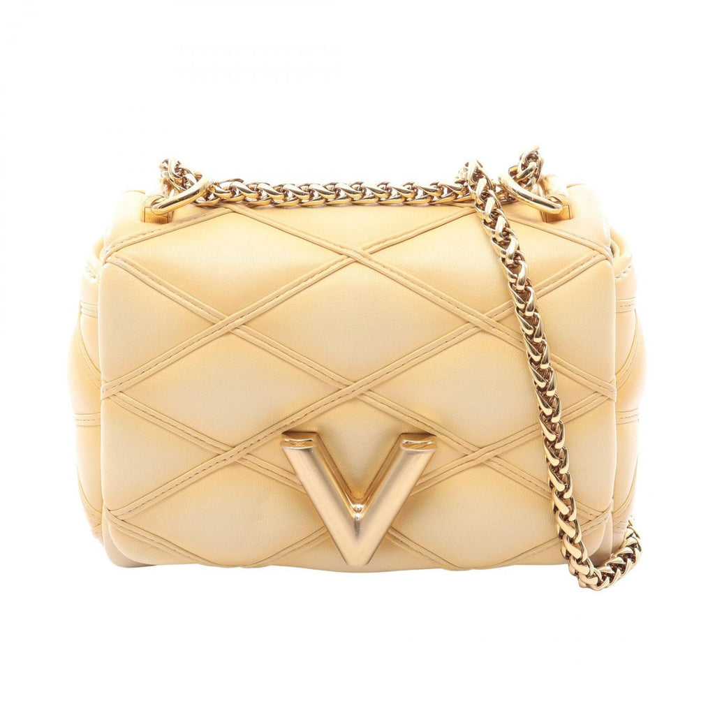 Louis Vuitton Shoulder Bag Pico Maltage Banana Yellow Leather