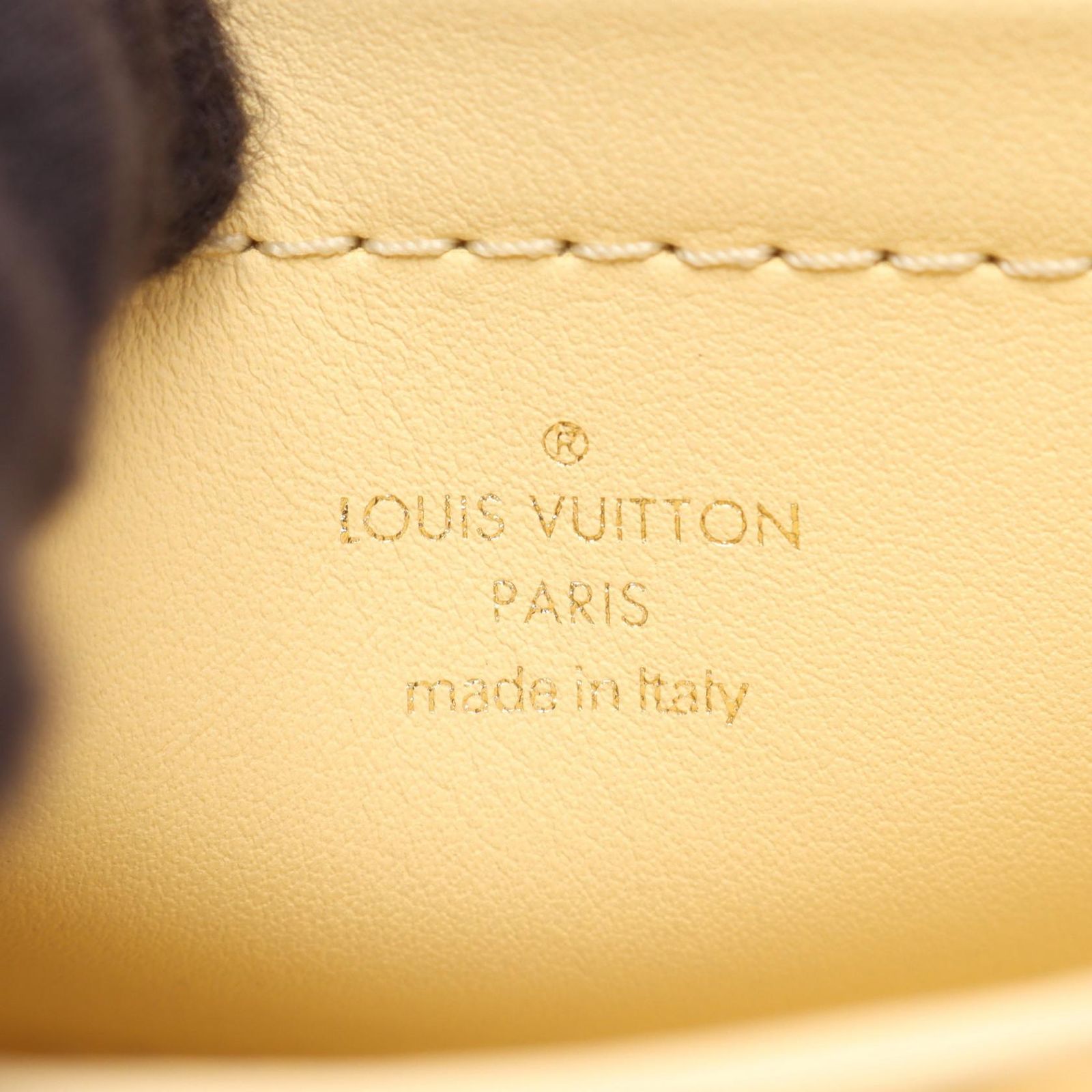 Louis Vuitton Shoulder Bag Pico Maltage Banana Yellow Leather — view 4