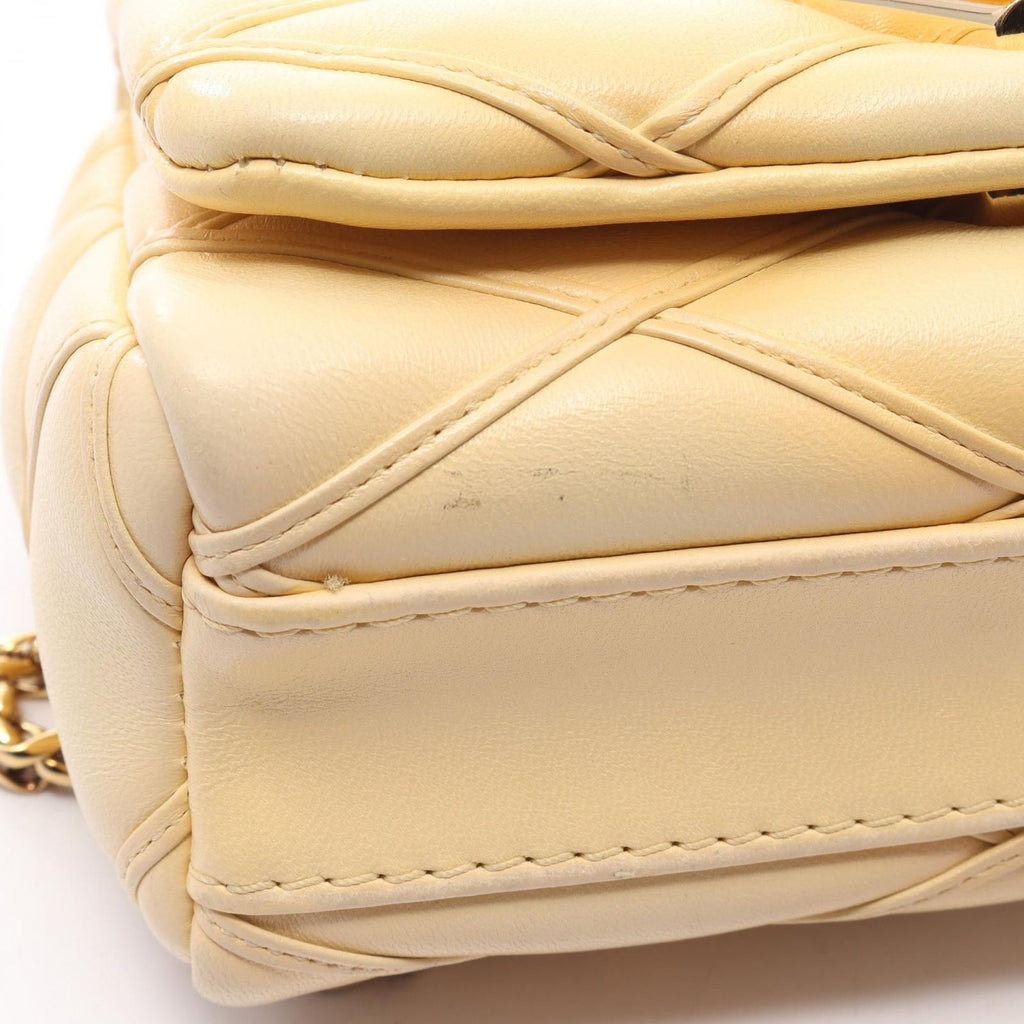 Louis Vuitton Shoulder Bag Pico Maltage Banana Yellow Leather — view 6
