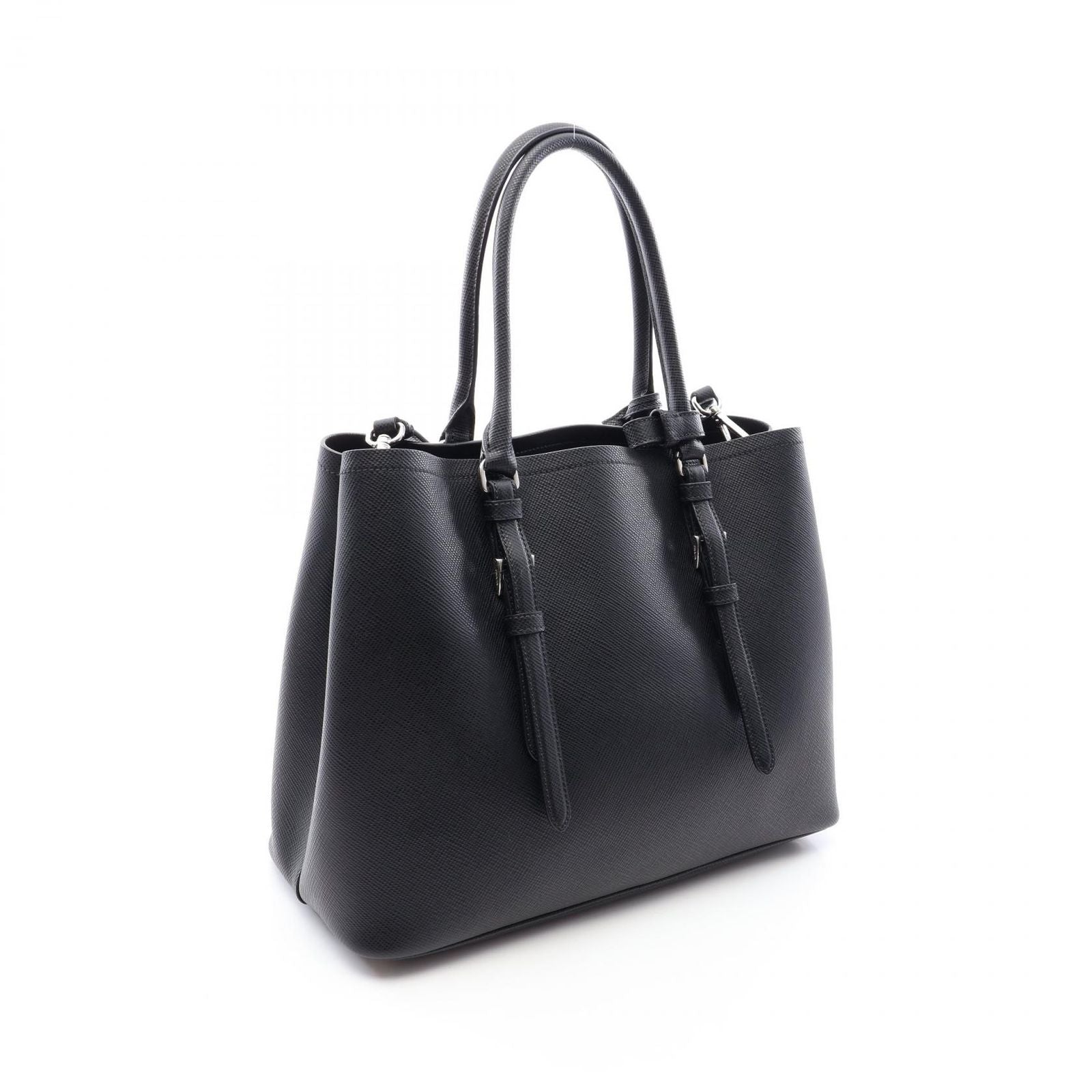 Prada Tote Saffiano Cuir 2-Way Black — view 2