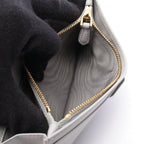 Prada Bifold Wallet Light Gray Leather — view 4