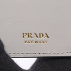 Prada Bifold Wallet Light Gray Leather — view 5