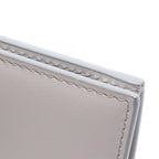 Prada Bifold Wallet Light Gray Leather — view 7