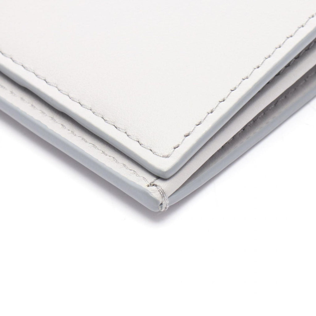 Prada Bifold Wallet Light Gray Leather — view 6