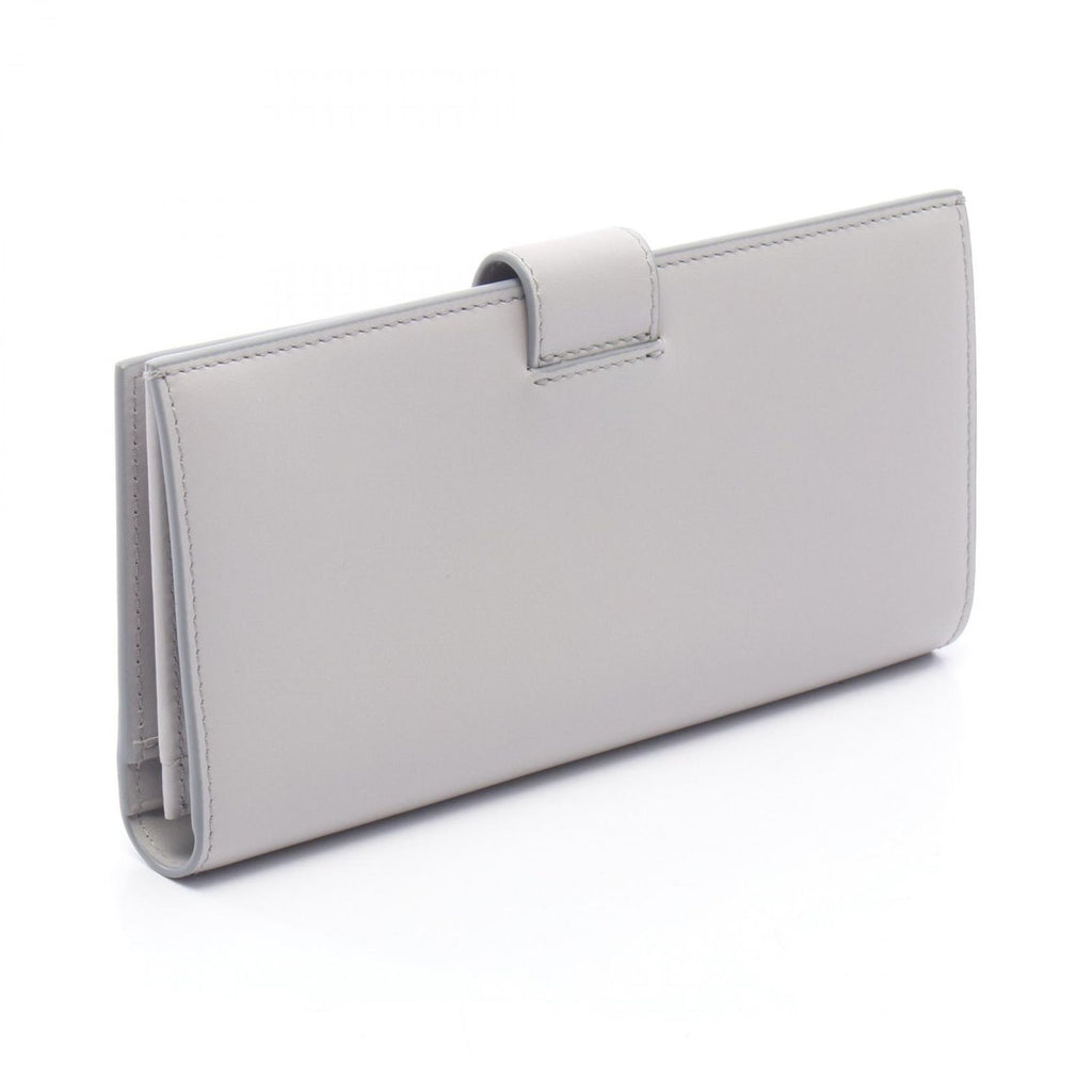 Prada Bifold Wallet Light Gray Leather — view 2