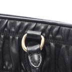 Prada Handbag Tessuto Soft CA 2-Way Black Leather Gathered Tote — view 7