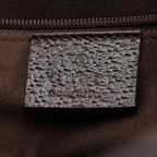 Gucci Tote Beige Brown Canvas Leather — view 4