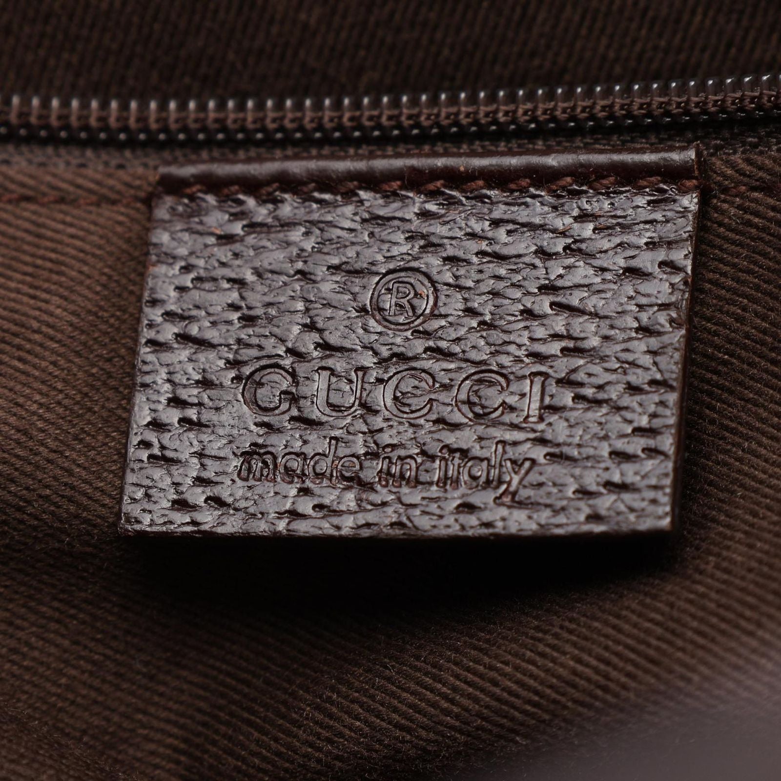 Gucci Tote Beige Brown Canvas Leather — view 4