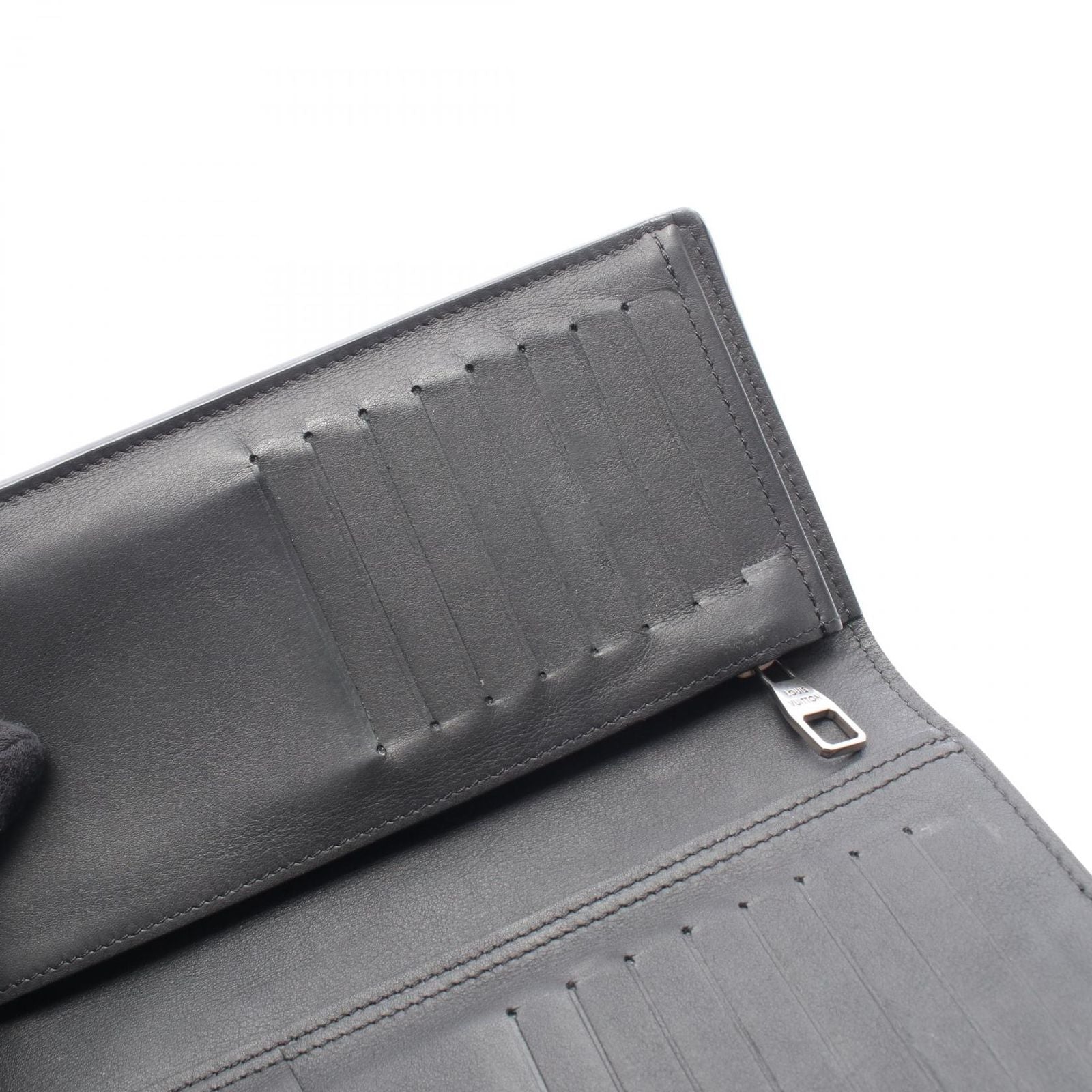 Louis Vuitton Bifold Wallet Portefeuille Brazza NM Noir Leather — view 6