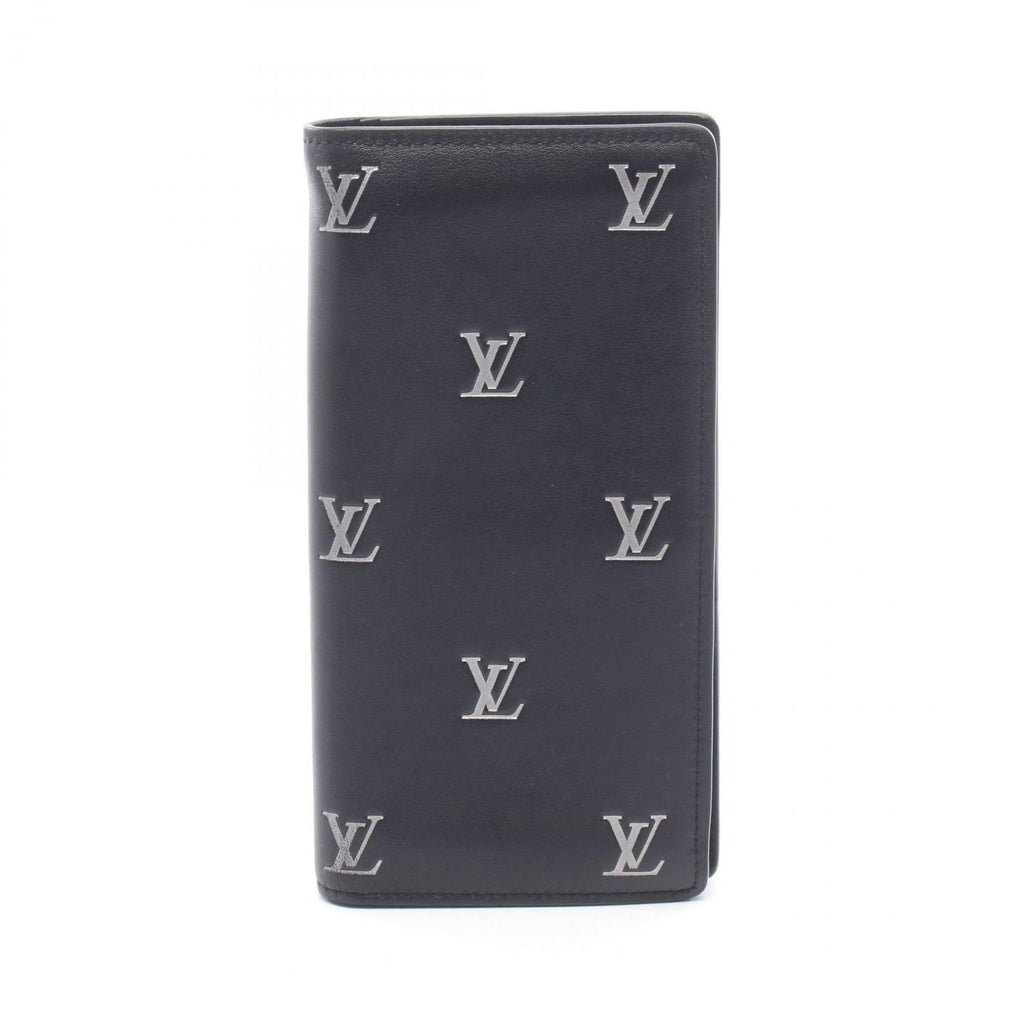 Louis Vuitton Bifold Wallet Portefeuille Brazza NM Noir Leather