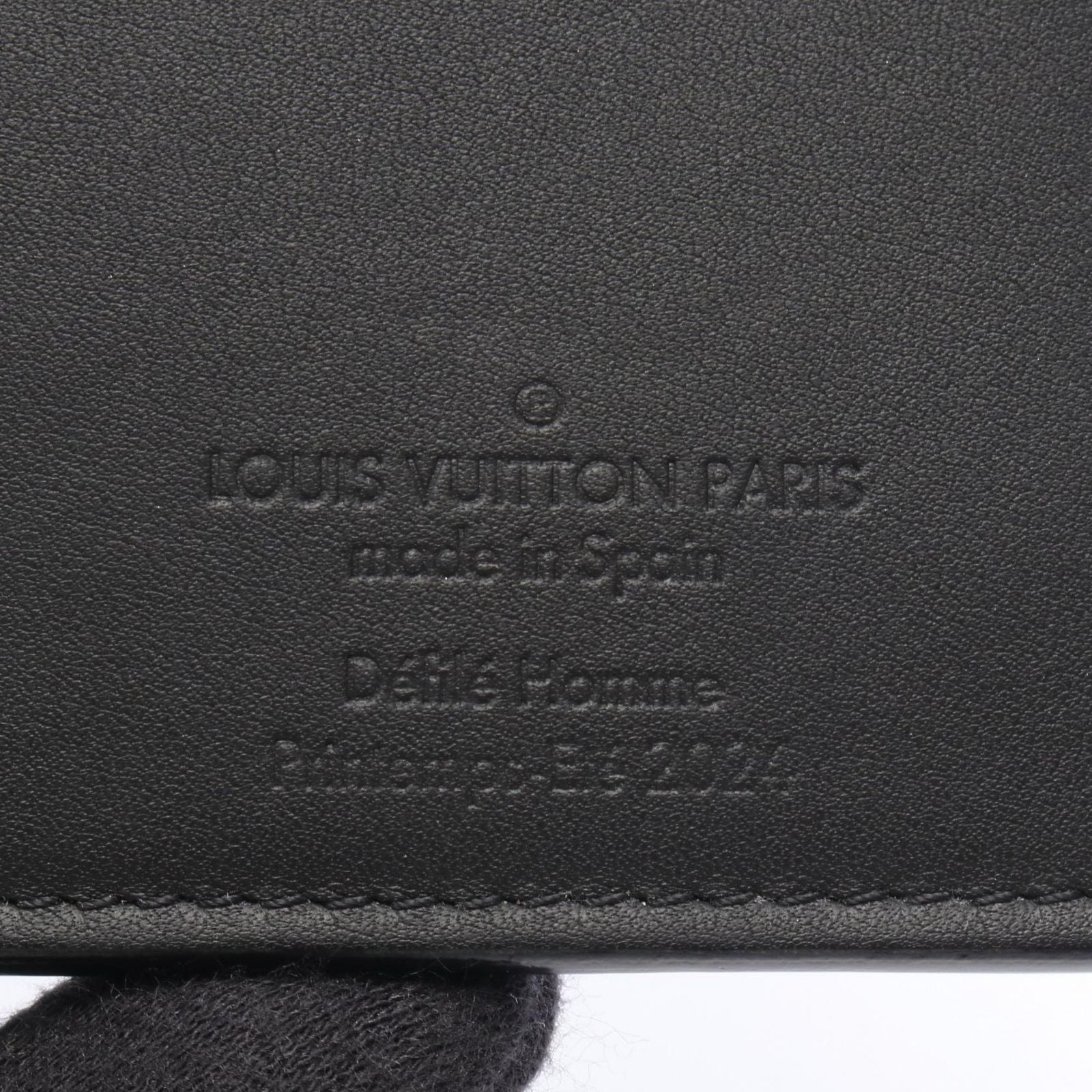 Louis Vuitton Bifold Wallet Portefeuille Brazza NM Noir Leather — view 5