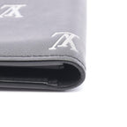 Louis Vuitton Bifold Wallet Portefeuille Brazza NM Noir Leather — view 9