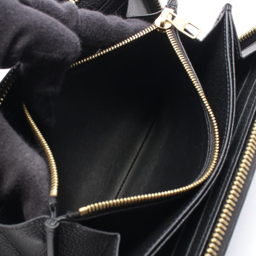 Louis Vuitton Round Wallet Zippy Noir Leather — view 6