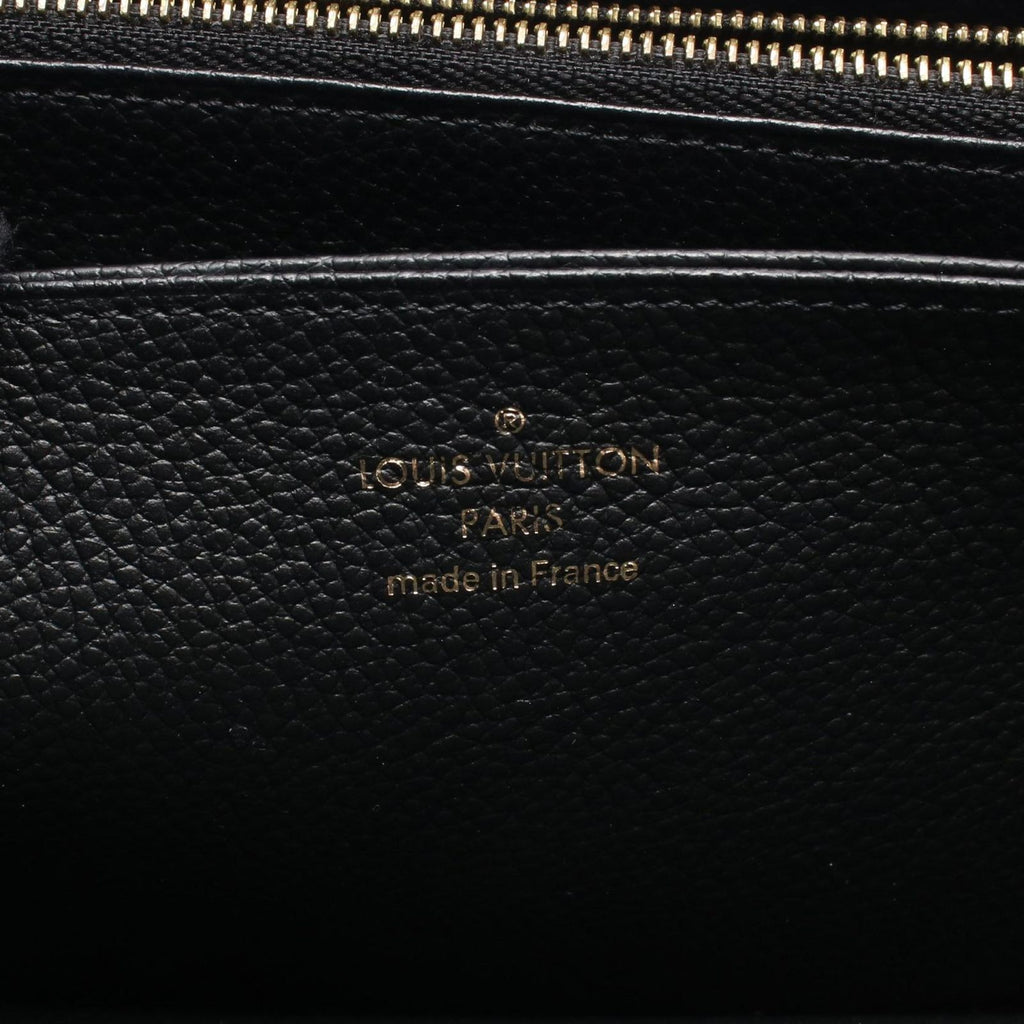 Louis Vuitton Round Wallet Zippy Noir Leather — view 4