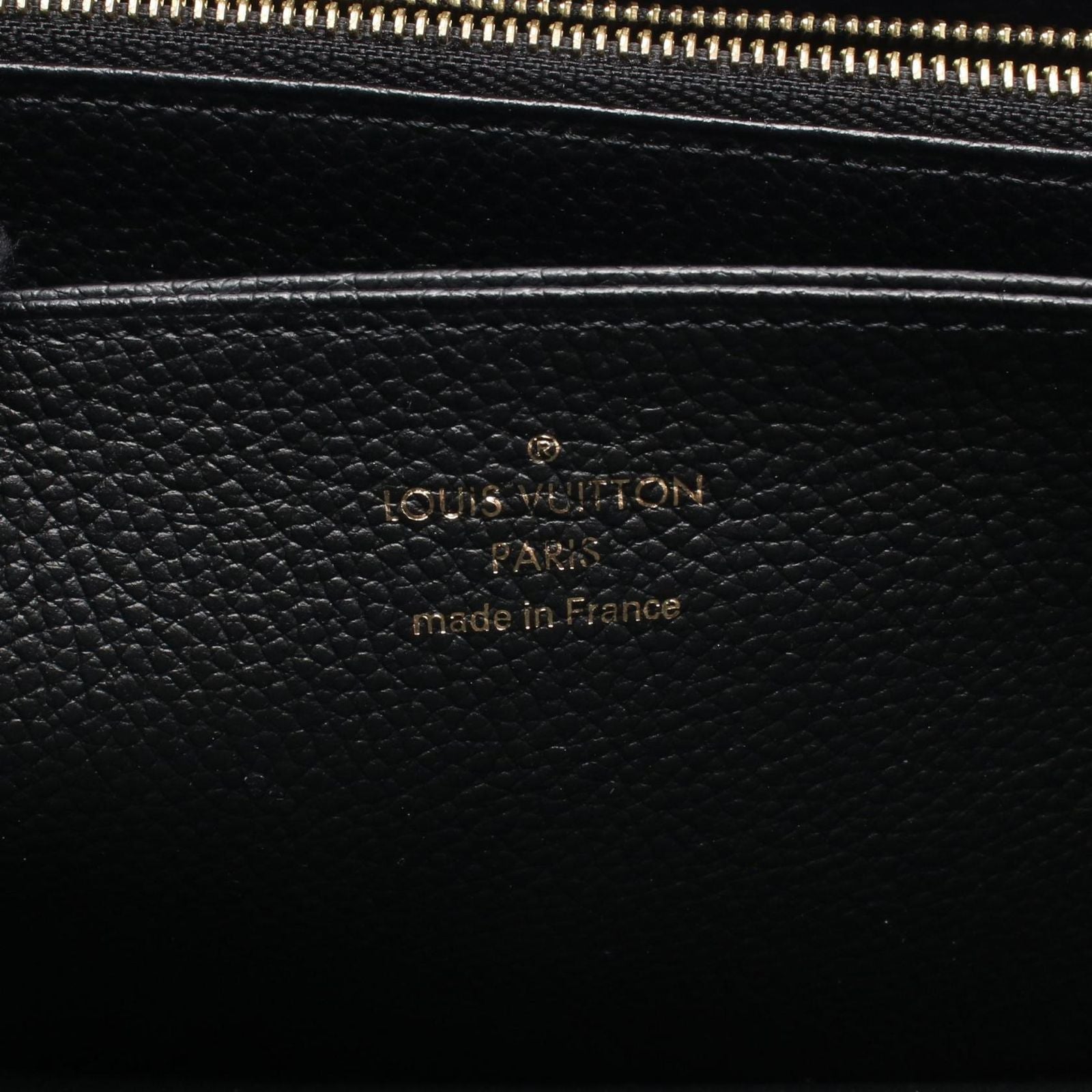 Louis Vuitton Round Wallet Zippy Noir Leather — view 4