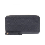 Louis Vuitton Round Wallet Zippy Noir Leather