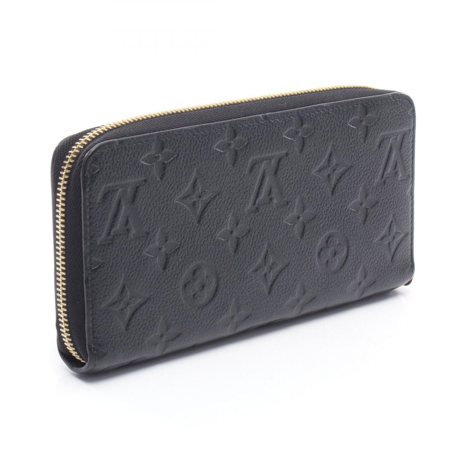 Louis Vuitton Round Wallet Zippy Noir Leather — view 2