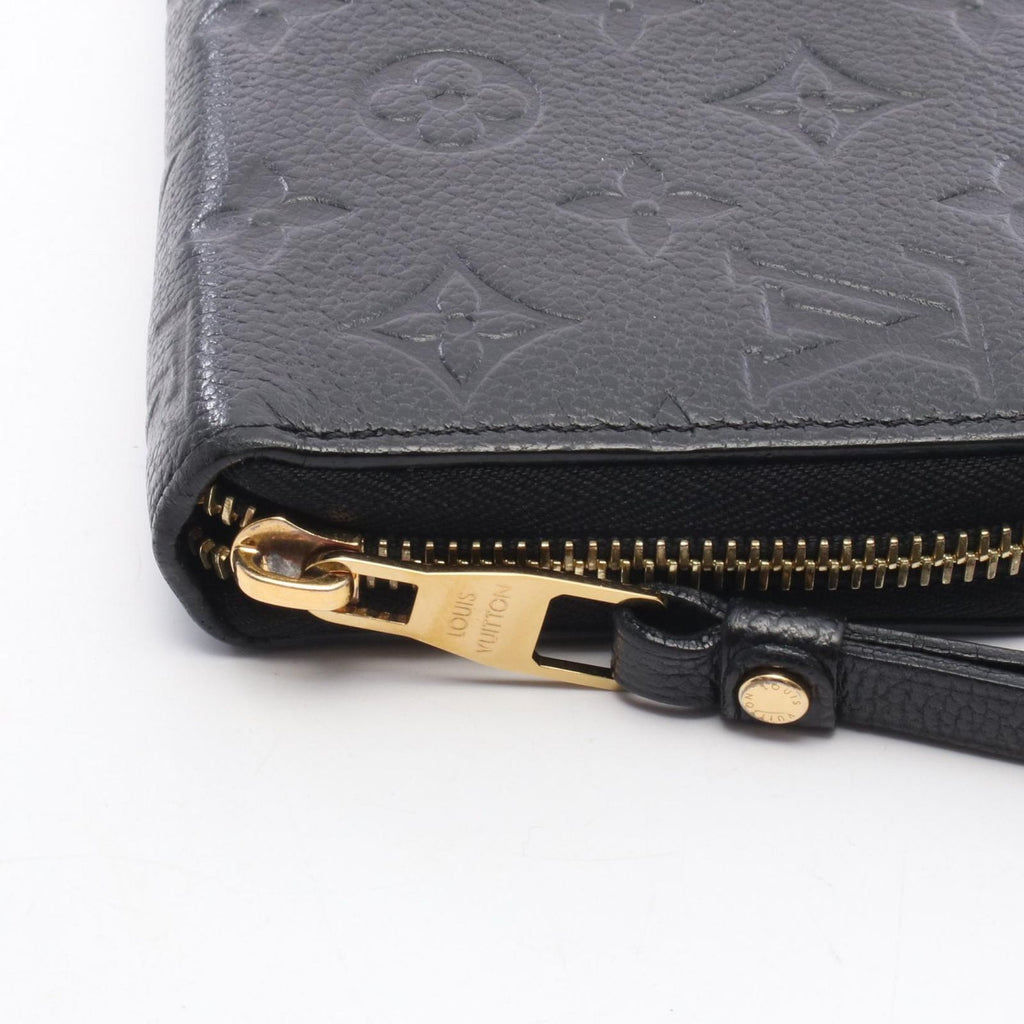 Louis Vuitton Round Wallet Zippy Noir Leather — view 7